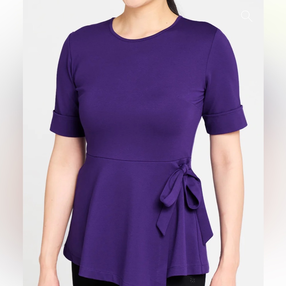 Betabrand Kelly Wrap Top in Green